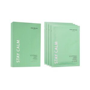 Give Them Lala BNIB Soothing Softening 4 Pack Stay Calm Soothing Sheet Masks